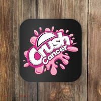 Crush Cancer Breast Cancer Awareness Coaster thumb 0