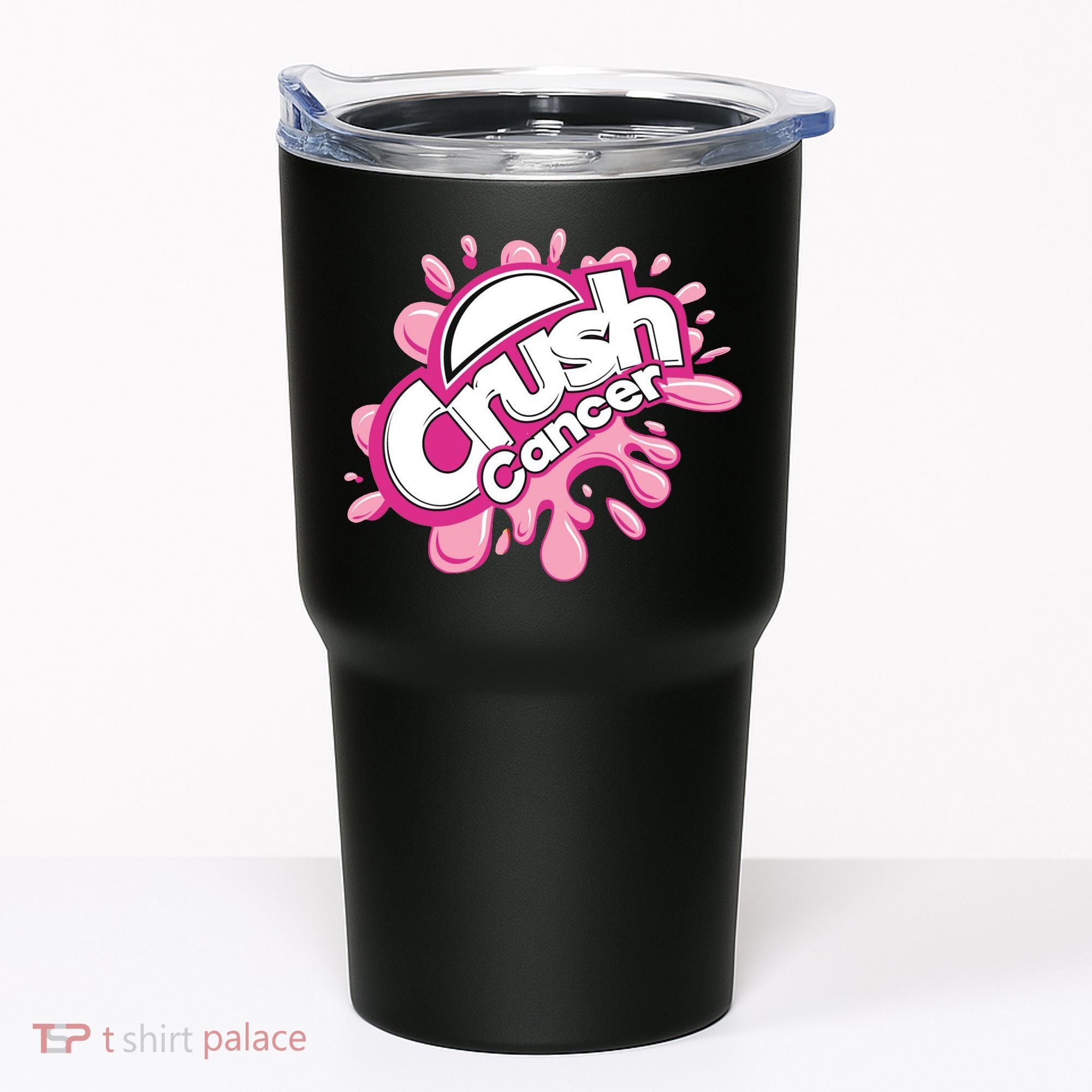Crush Cancer Breast Cancer Awareness Tumbler
