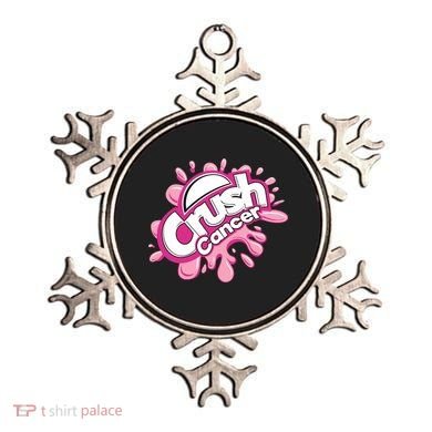 Crush Cancer Breast Cancer Awareness Ornament