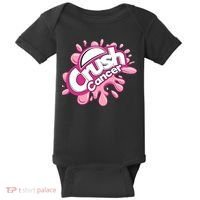 Crush Cancer Breast Cancer Awareness Baby Bodysuit thumb 0
