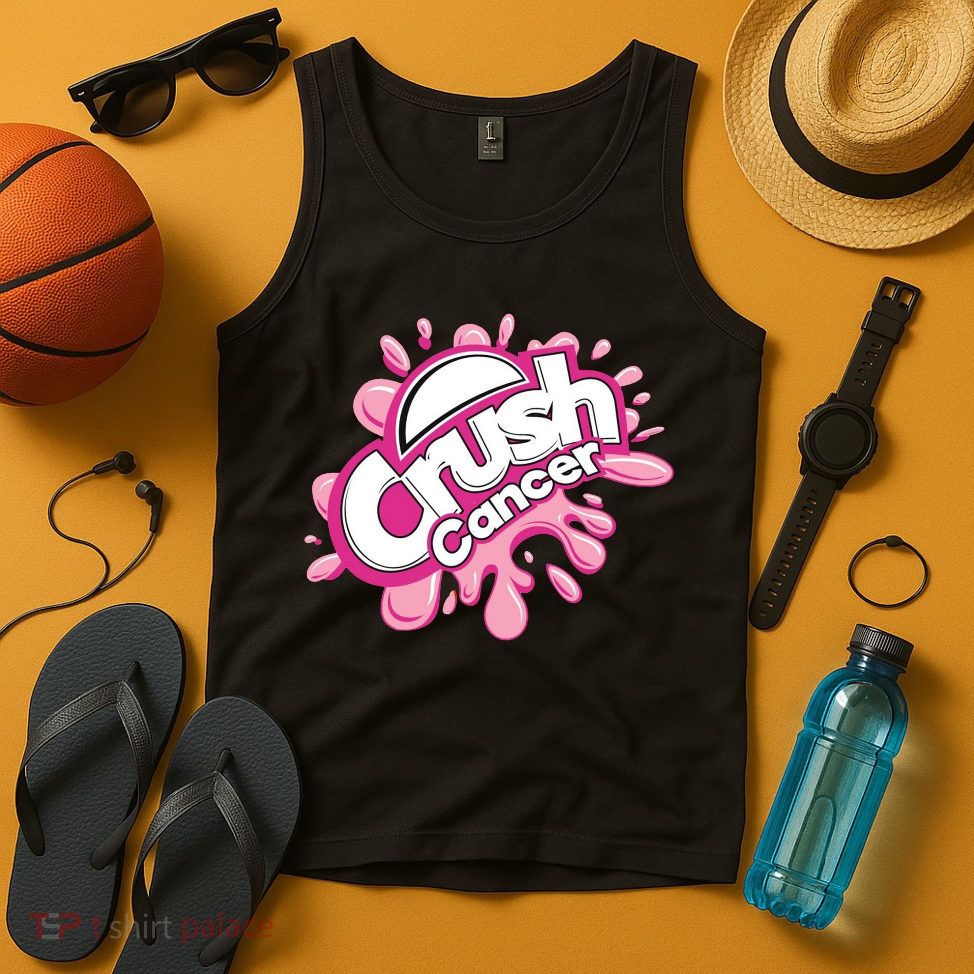 Crush Cancer Breast Cancer Awareness Tank Top