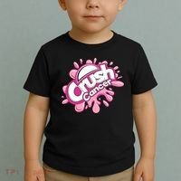 Crush Cancer Breast Cancer Awareness Toddler T-Shirt thumb 2