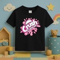 Crush Cancer Breast Cancer Awareness Toddler T-Shirt thumb 3