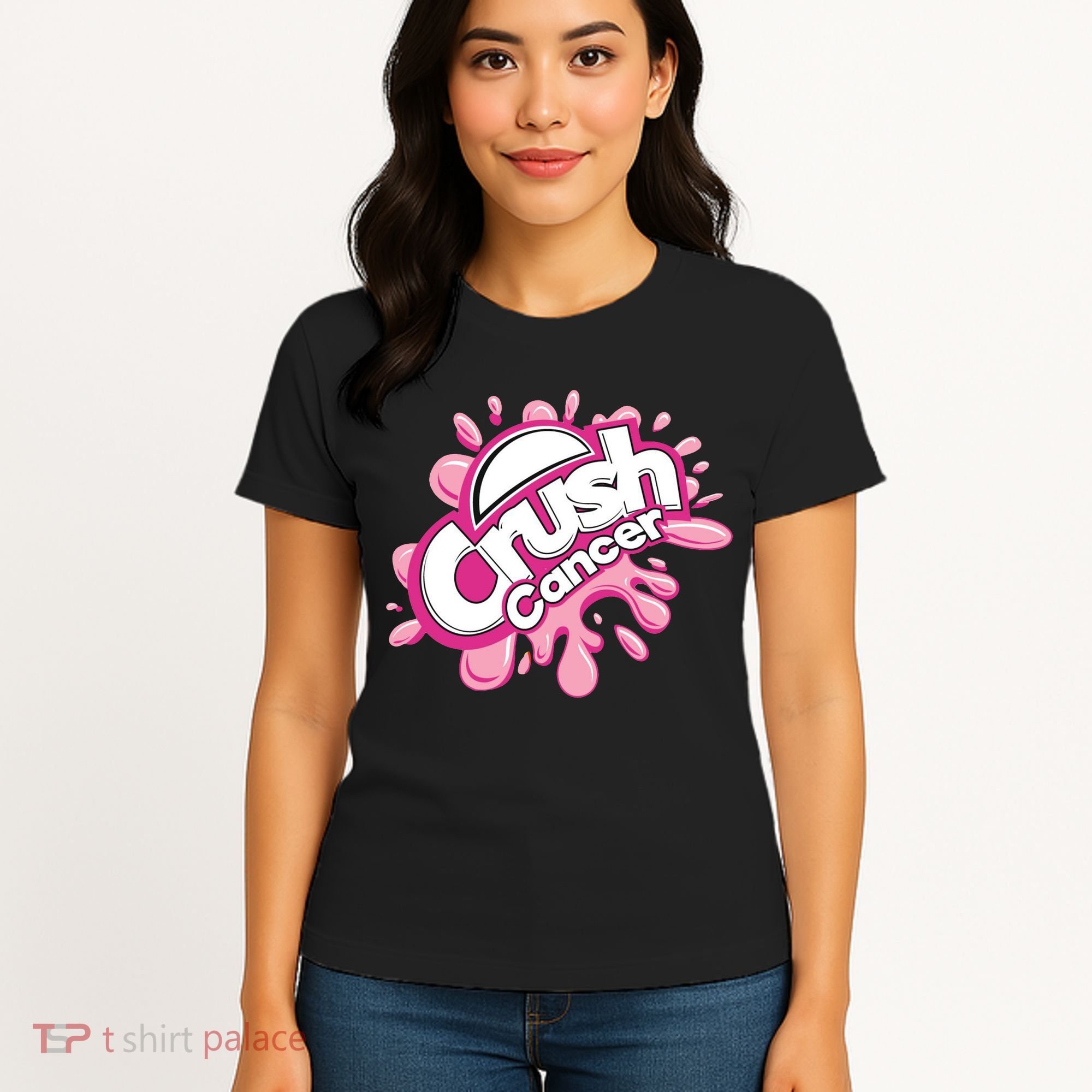 Crush Cancer Breast Cancer Awareness Women's T-Shirt