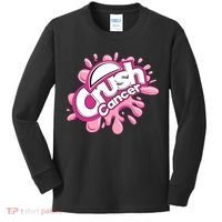 Crush Cancer Breast Cancer Awareness Kids Long Sleeve Shirt thumb 0