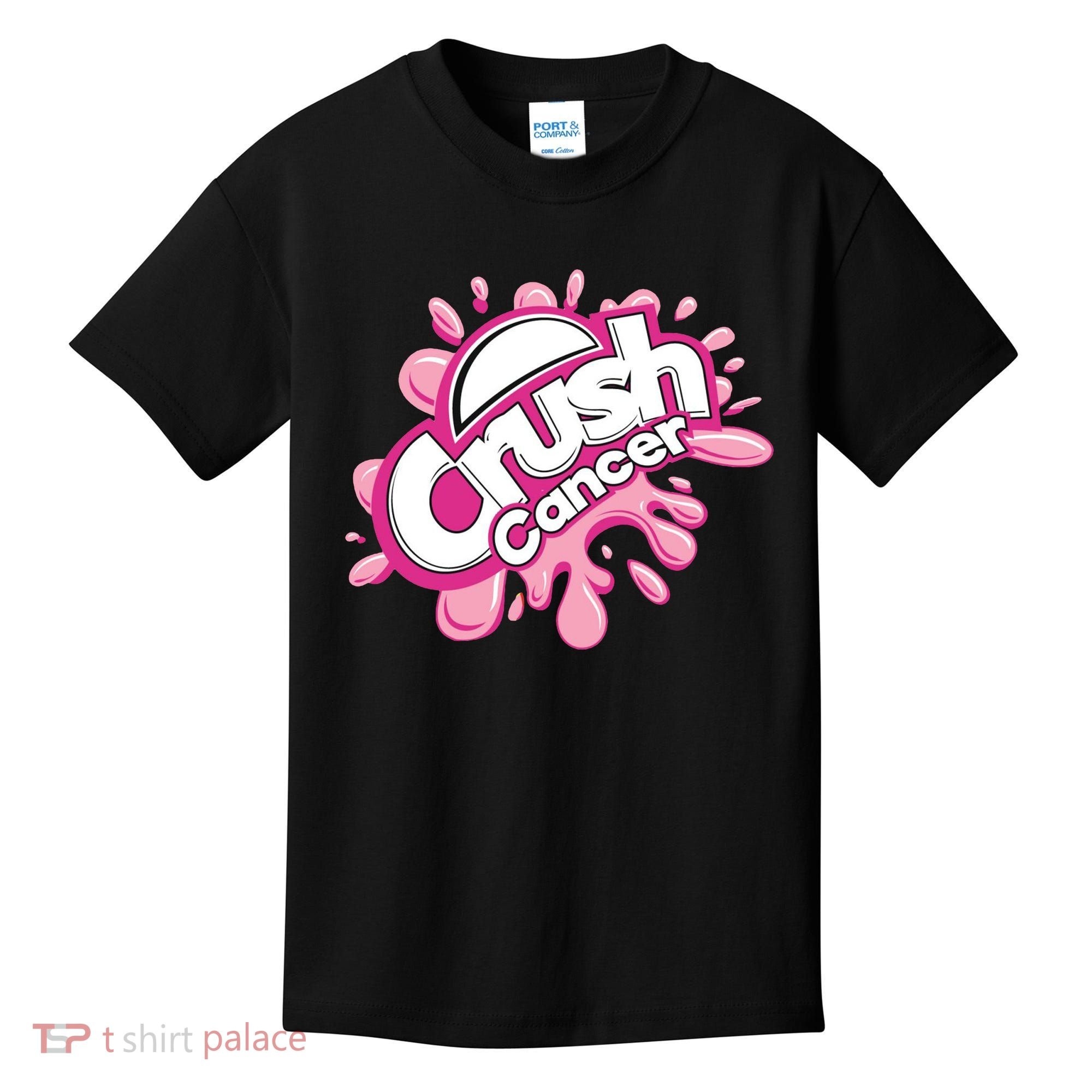 Crush Cancer Breast Cancer Awareness Kids T-Shirt
