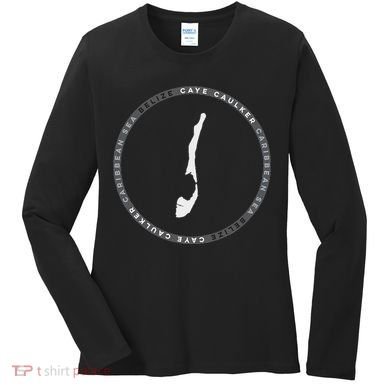 Caye Caulker Belize Graphic Women's Long Sleeve Shirt