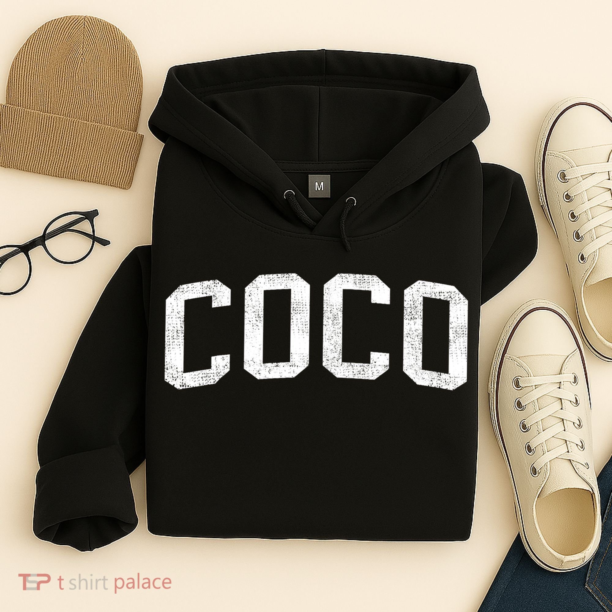 Coco Classic Bold Font Coco Birthday Gift Hoodie