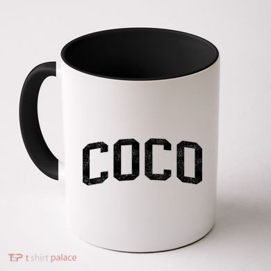Coco Classic Bold Font Coco Birthday Gift Coffee Mug