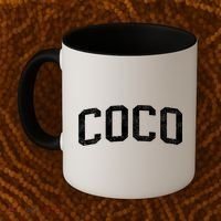 Coco Classic Bold Font Coco Birthday Gift Coffee Mug thumb 2