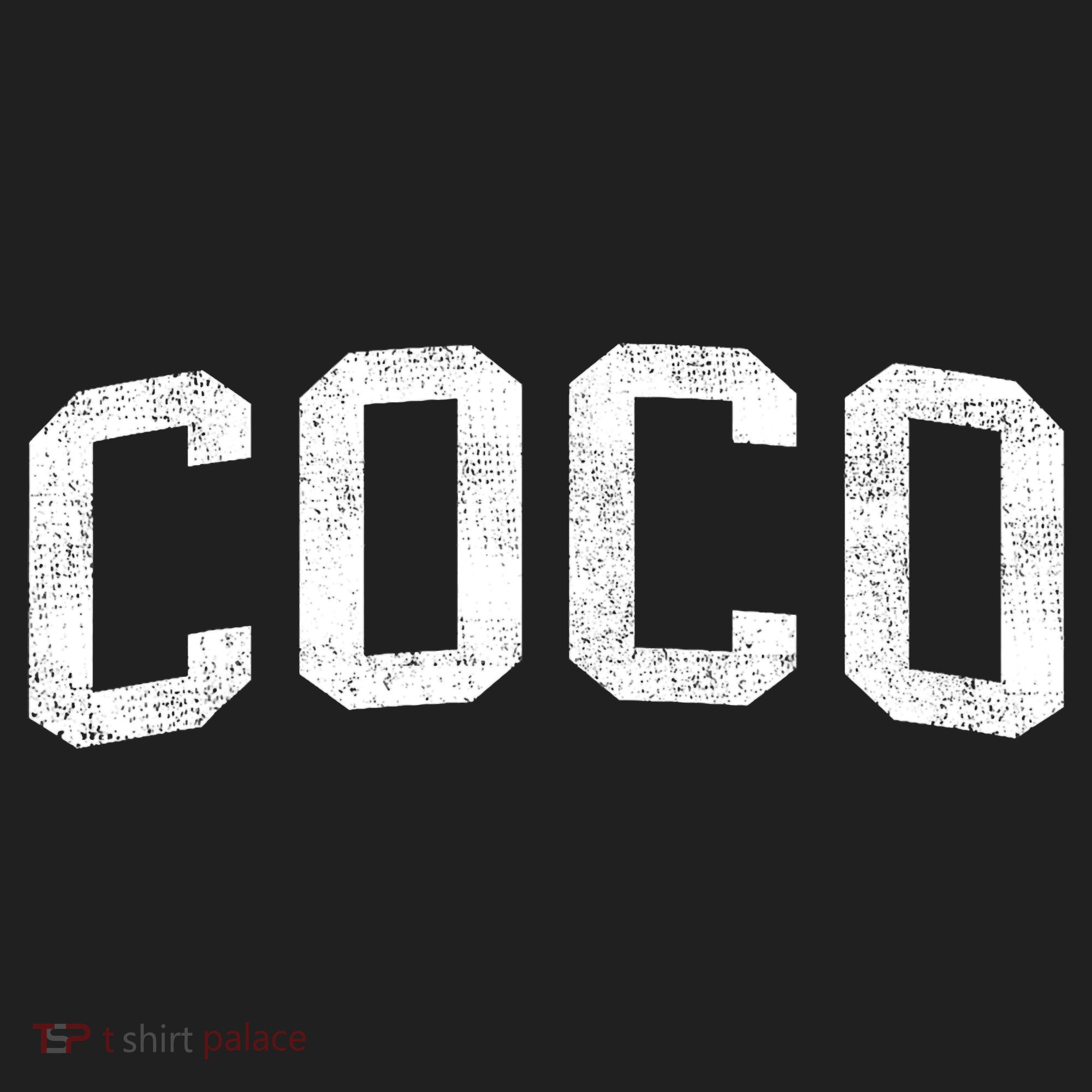 Coco Classic Bold Font Coco Birthday Gift Beanie