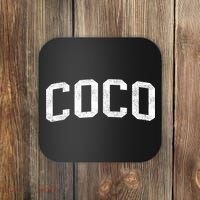 Coco Classic Bold Font Coco Birthday Gift Coaster thumb 0