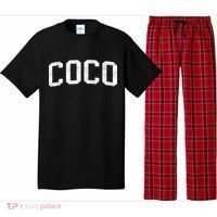 Coco Classic Bold Font Coco Birthday Gift Pajama Set thumb 0
