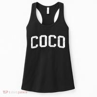 Coco Classic Bold Font Coco Birthday Gift Women's Tank Top thumb 0