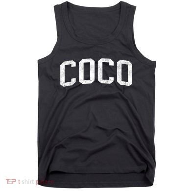 Coco Classic Bold Font Coco Birthday Gift Tank Top