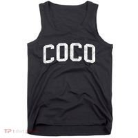 Coco Classic Bold Font Coco Birthday Gift Tank Top thumb 0