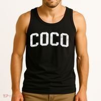 Coco Classic Bold Font Coco Birthday Gift Tank Top thumb 3