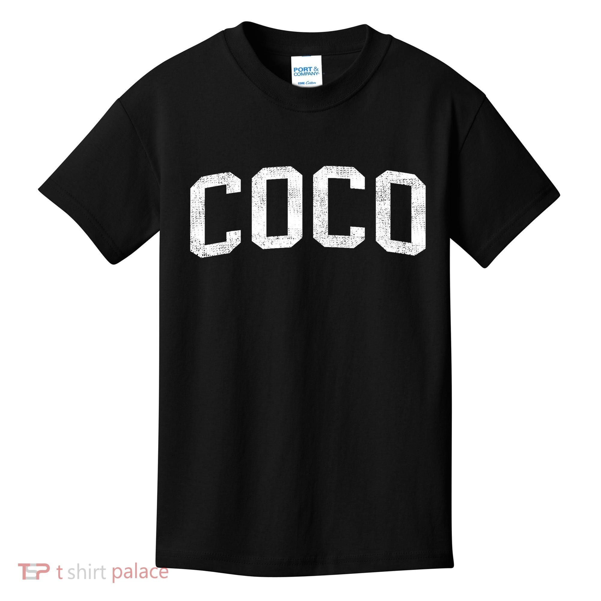Coco Classic Bold Font Coco Birthday Gift Kids T-Shirt