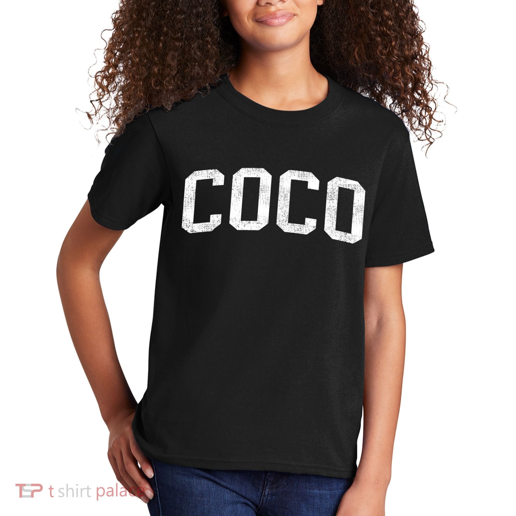Coco Classic Bold Font Coco Birthday Gift Kids T-Shirt