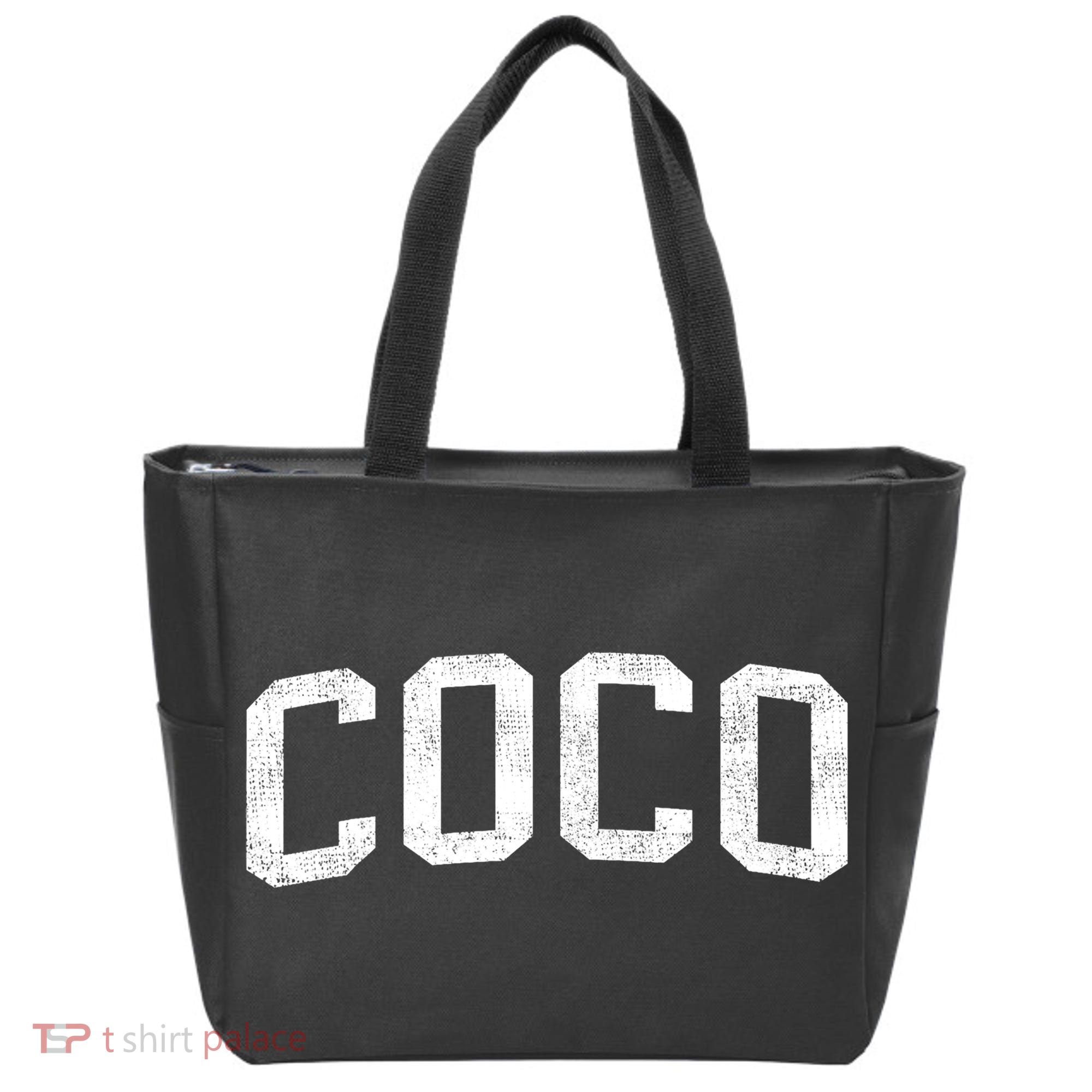Coco Classic Bold Font Coco Birthday Gift Tote Bag