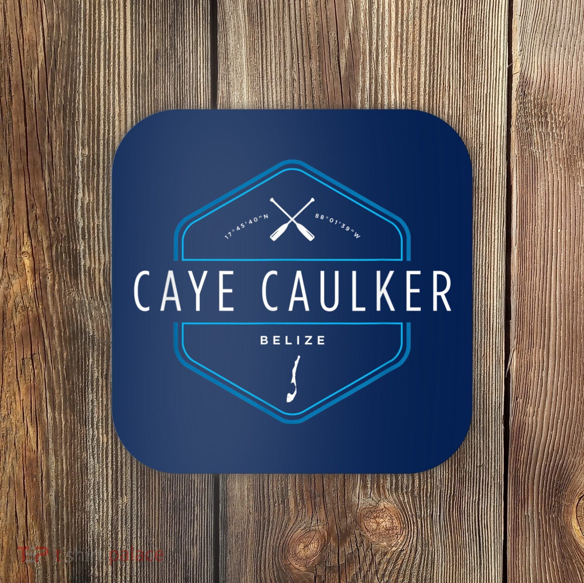 Caye Caulker Belize Beach Graphic Coaster