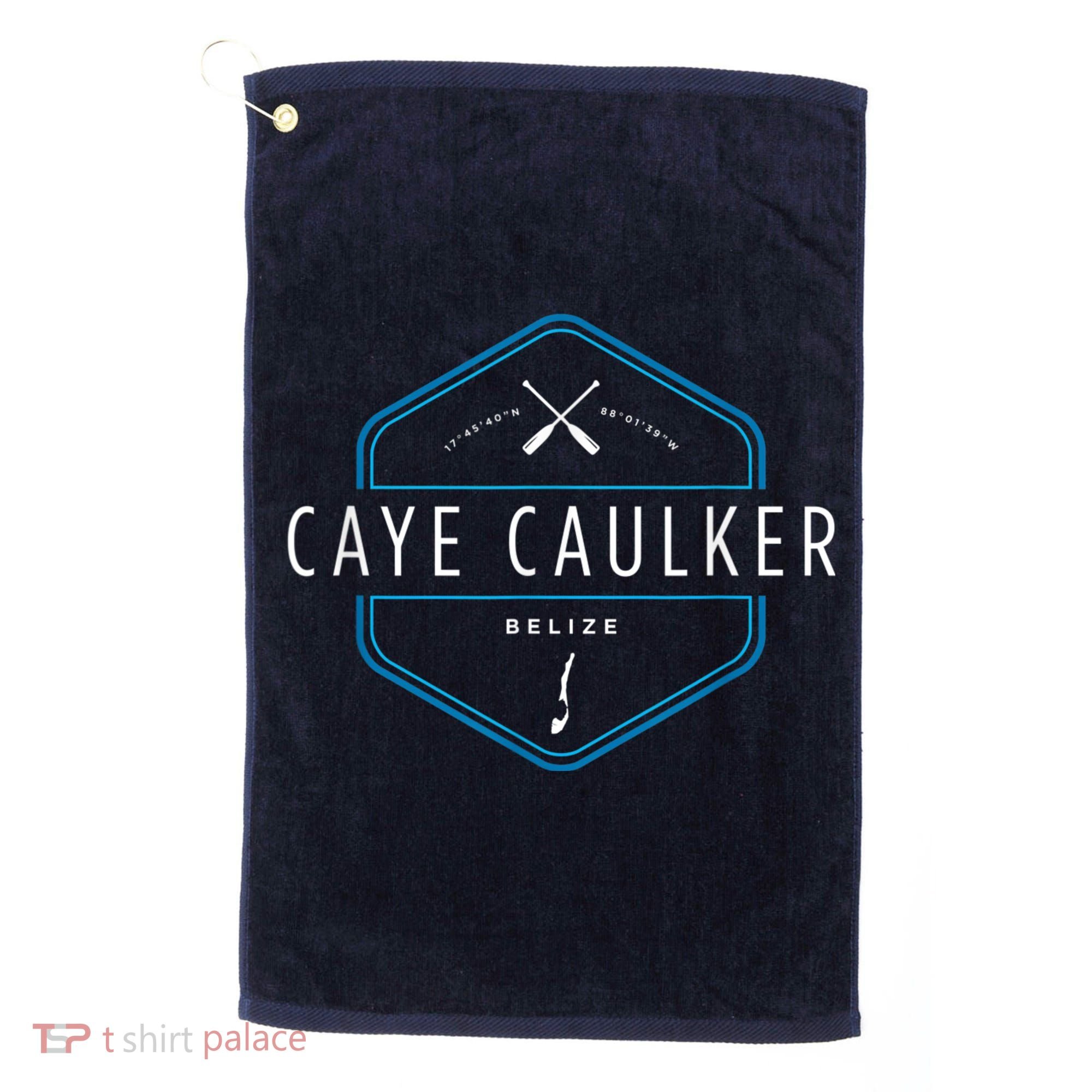 Caye Caulker Belize Beach Graphic Golf Towel