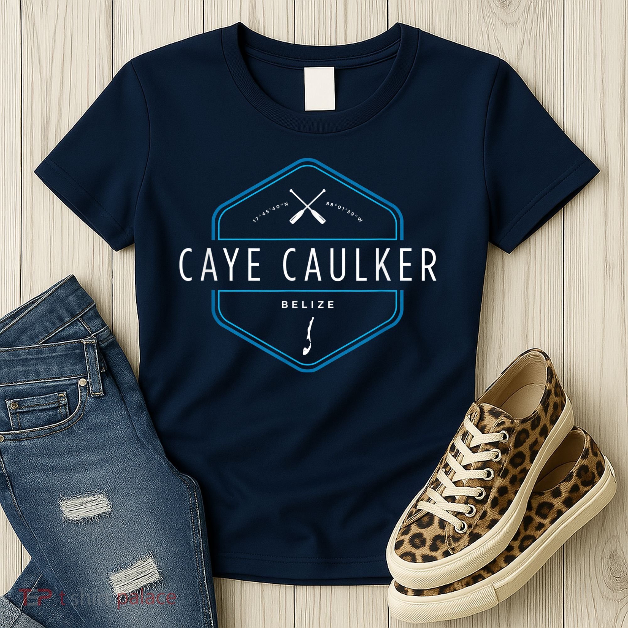 Caye Caulker Belize Beach Graphic Women's T-Shirt