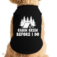 Cabin Crew Before I Do Bride Bachelorette Camping Hiking Doggie Tank thumb 0