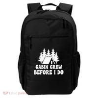 Cabin Crew Before I Do Bride Bachelorette Camping Hiking Backpack thumb 0
