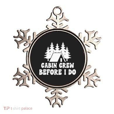 Cabin Crew Before I Do Bride Bachelorette Camping Hiking Ornament