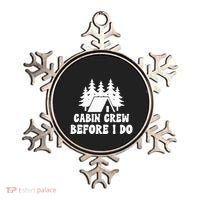 Cabin Crew Before I Do Bride Bachelorette Camping Hiking Ornament thumb 0