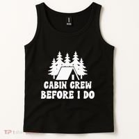 Cabin Crew Before I Do Bride Bachelorette Camping Hiking Tank Top thumb 2