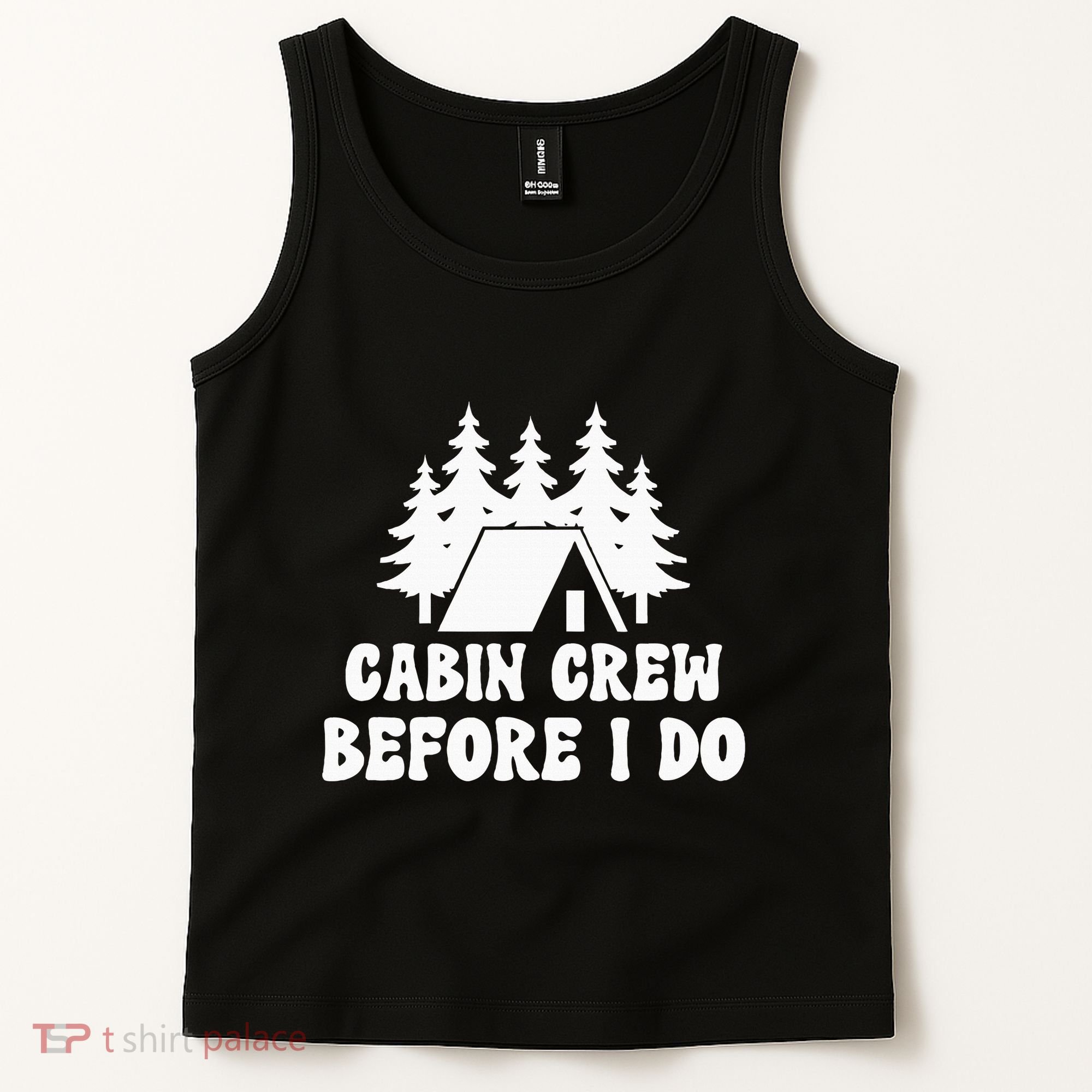 Cabin Crew Before I Do Bride Bachelorette Camping Hiking Tank Top