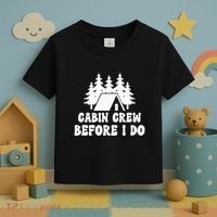 Cabin Crew Before I Do Bride Bachelorette Camping Hiking Toddler T-Shirt thumb 3
