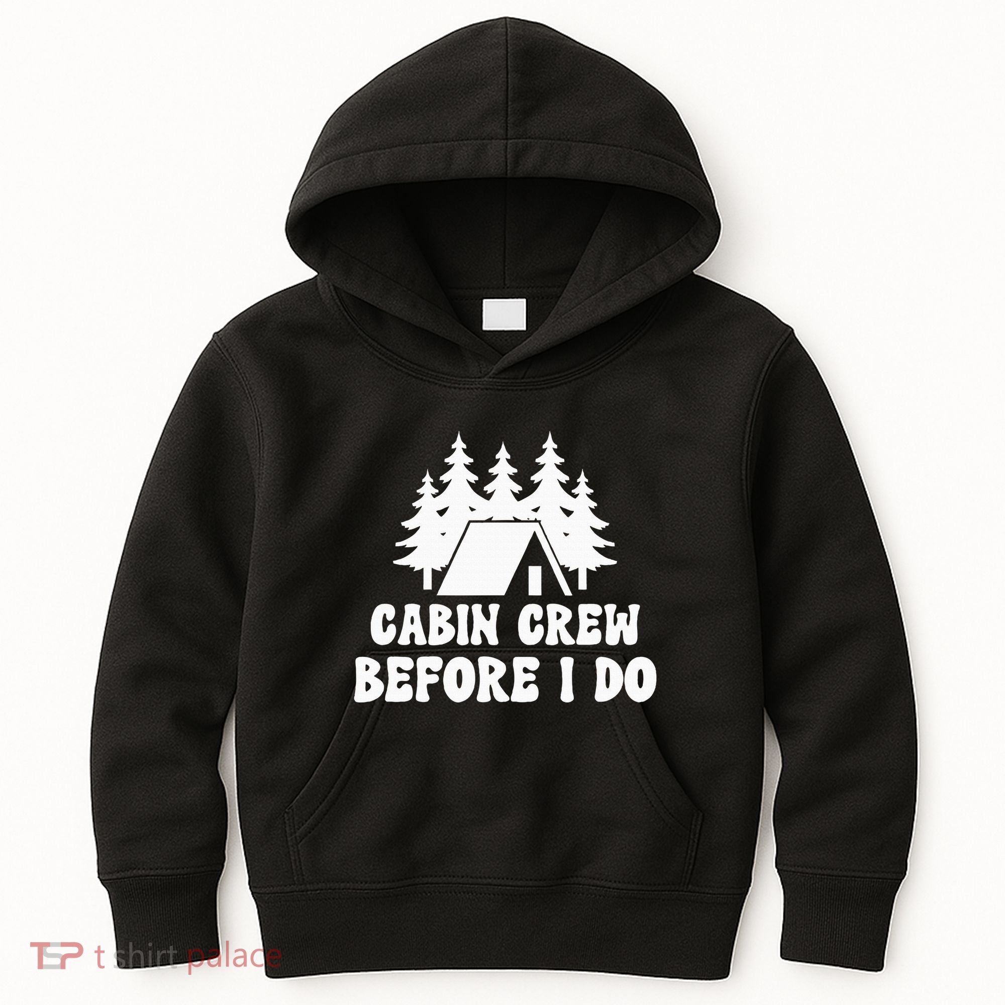 Cabin Crew Before I Do Bride Bachelorette Camping Hiking Kids Hoodie