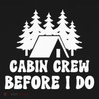Cabin Crew Before I Do Bride Bachelorette Camping Hiking Kids T-Shirt thumb 4
