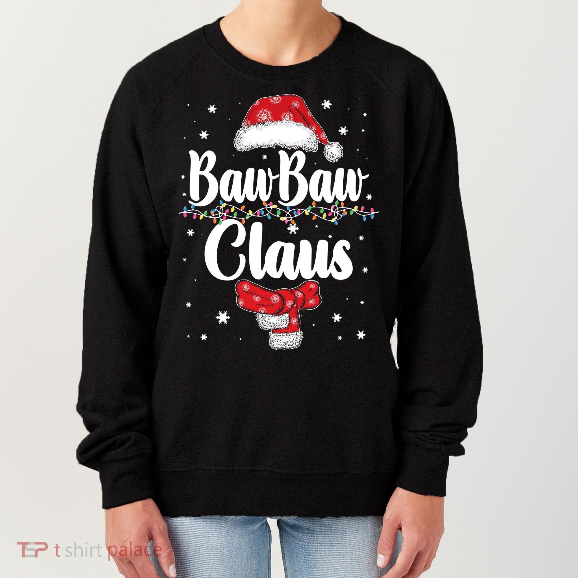 Cute Christmas Baw Baw Claus Women's Sweatshirt