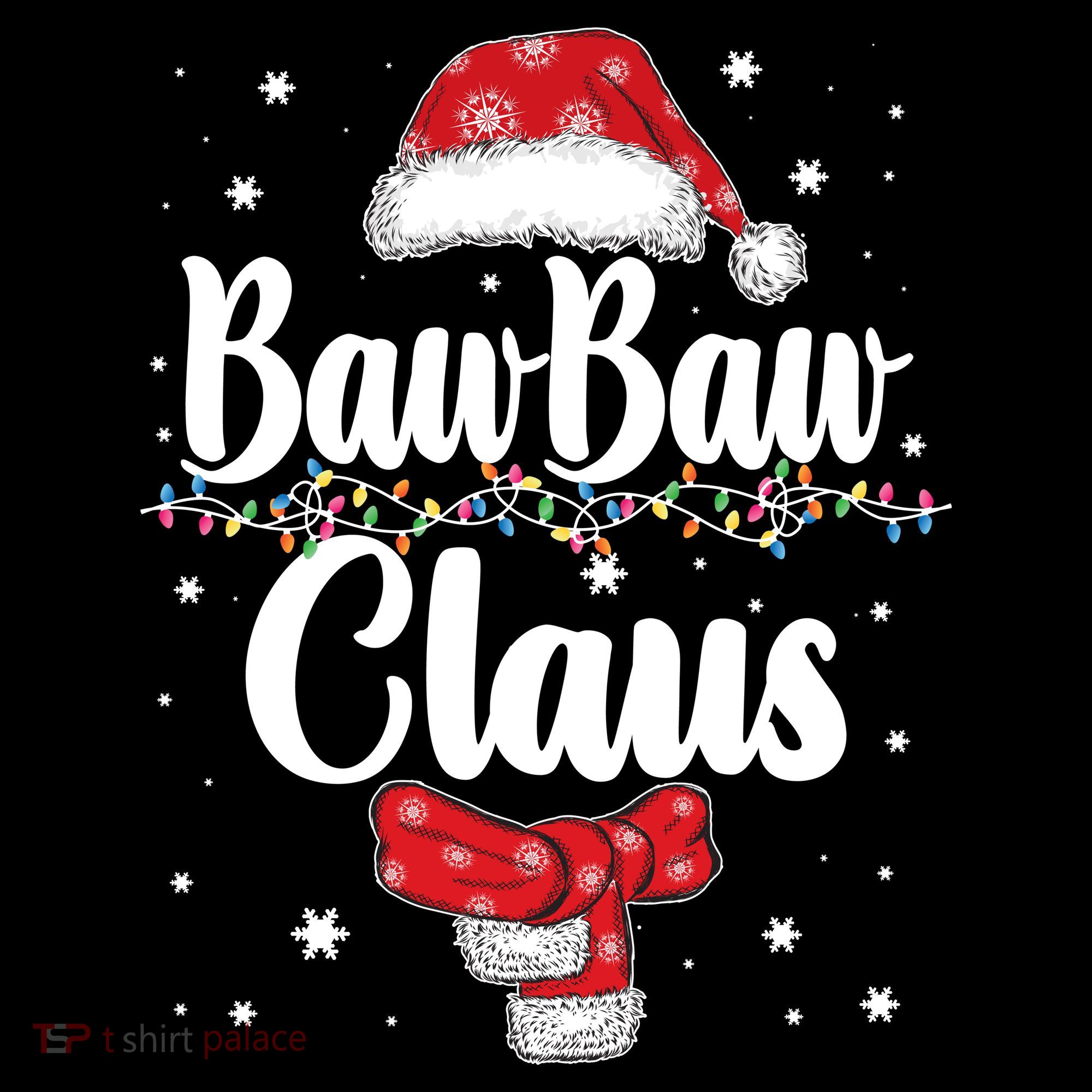 Cute Christmas Baw Baw Claus Women's Hoodie