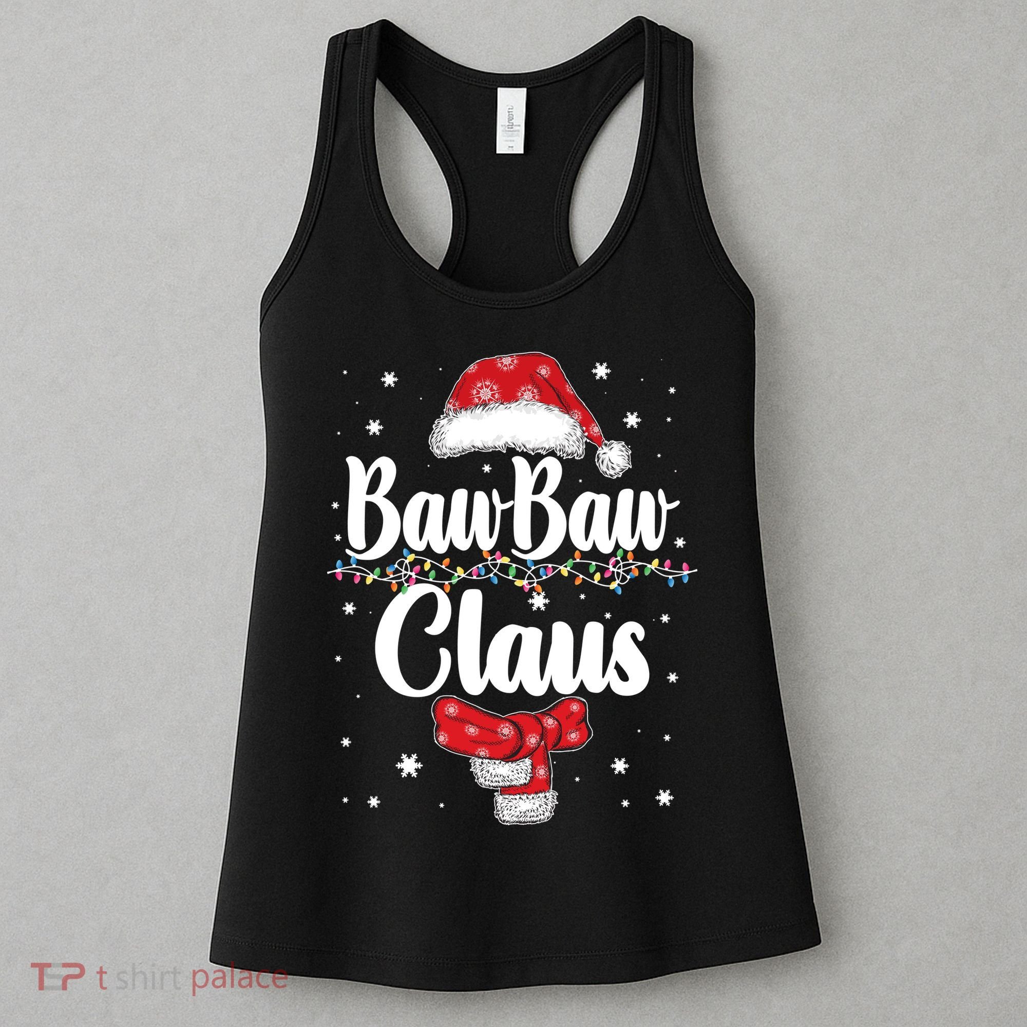 Cute Christmas Baw Baw Claus Women's Tank Top