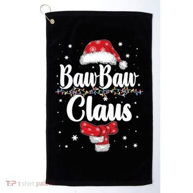 Cute Christmas Baw Baw Claus Golf Towel