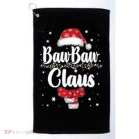 Cute Christmas Baw Baw Claus Golf Towel thumb 0