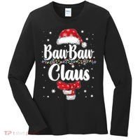 Cute Christmas Baw Baw Claus Women's Long Sleeve Shirt thumb 0