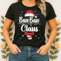 Cute Christmas Baw Baw Claus Women's T-Shirt thumb 2