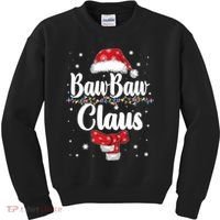 Cute Christmas Baw Baw Claus Kids Sweatshirt thumb 0