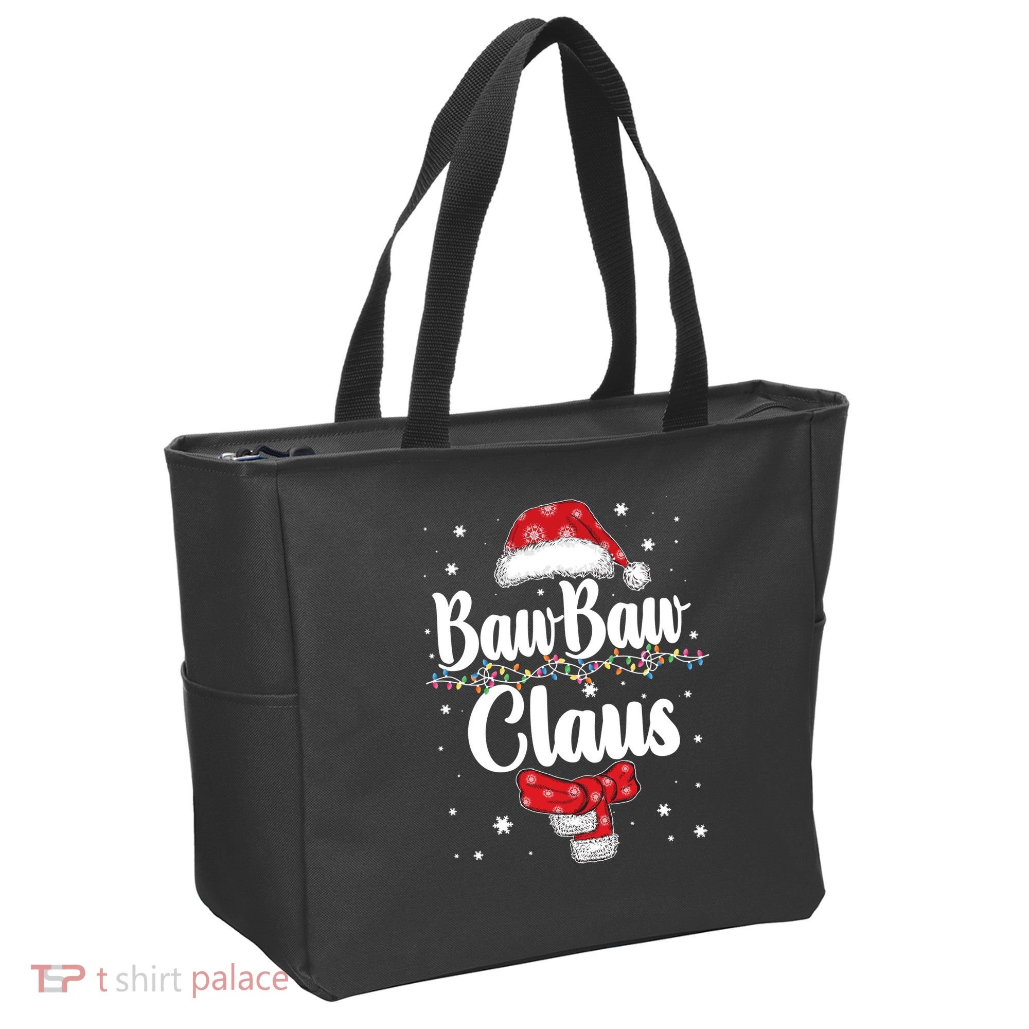Cute Christmas Baw Baw Claus Tote Bag