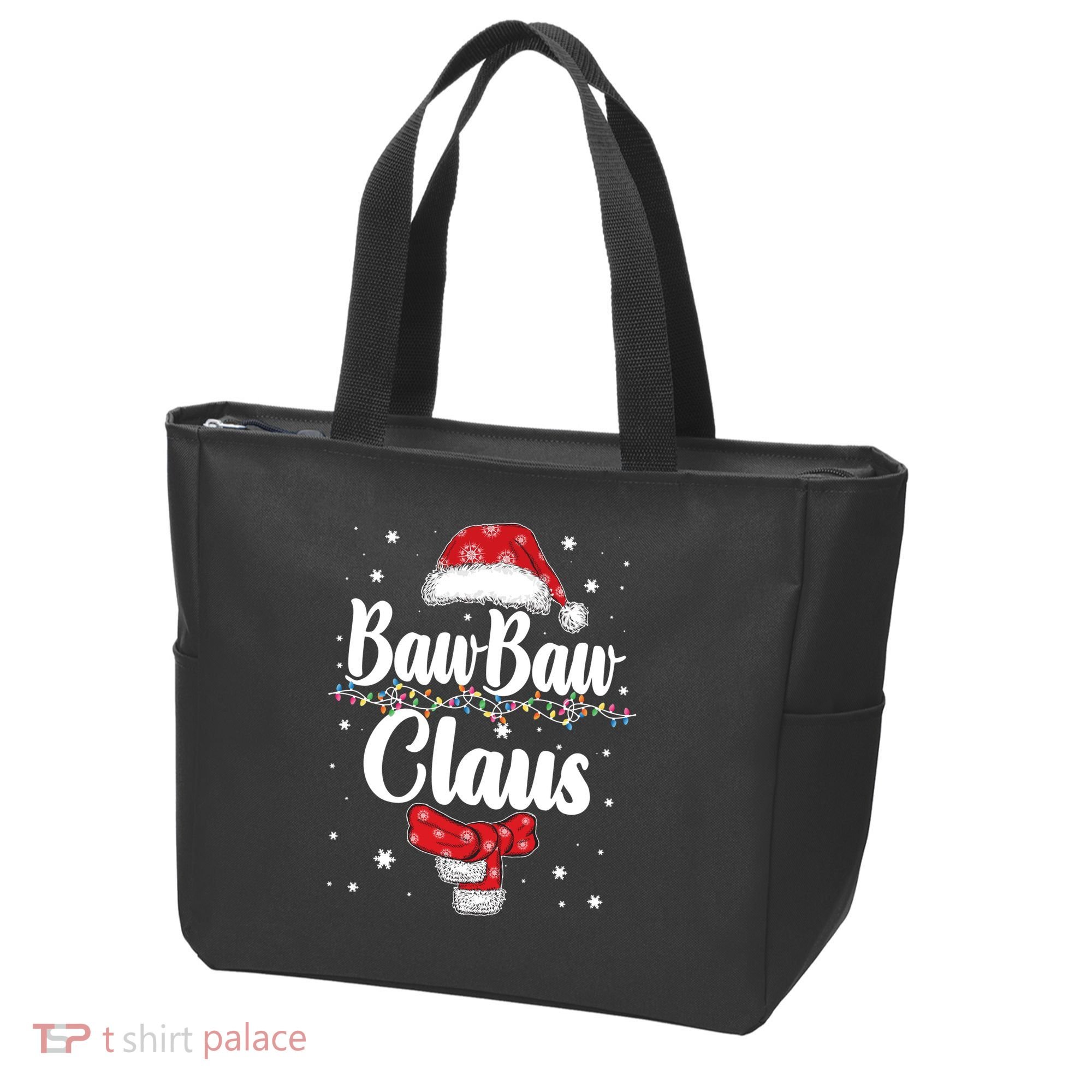 Cute Christmas Baw Baw Claus Tote Bag