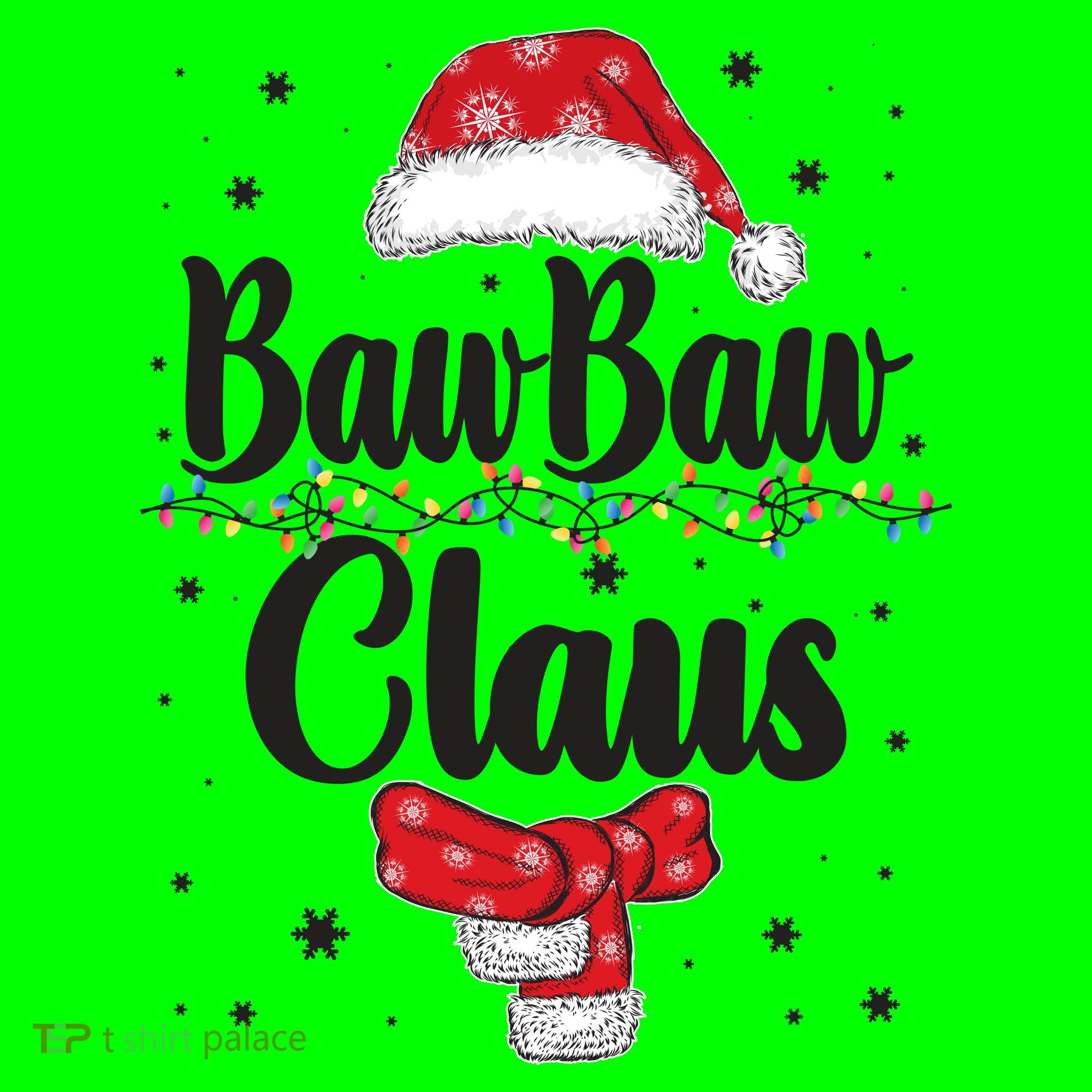 Cute Christmas Baw Baw Claus Coaster