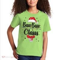 Cute Christmas Baw Baw Claus Kids T-Shirt thumb 2