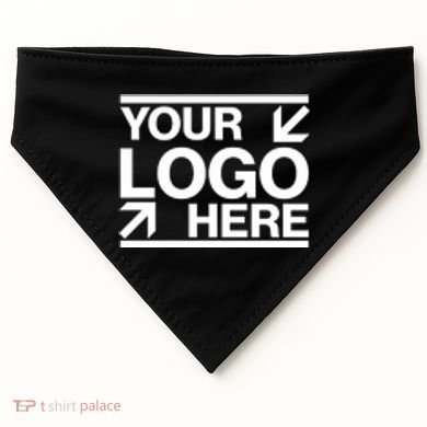 Custom Company Brand Pocket Customize Logo USA-Made Doggie Bandana