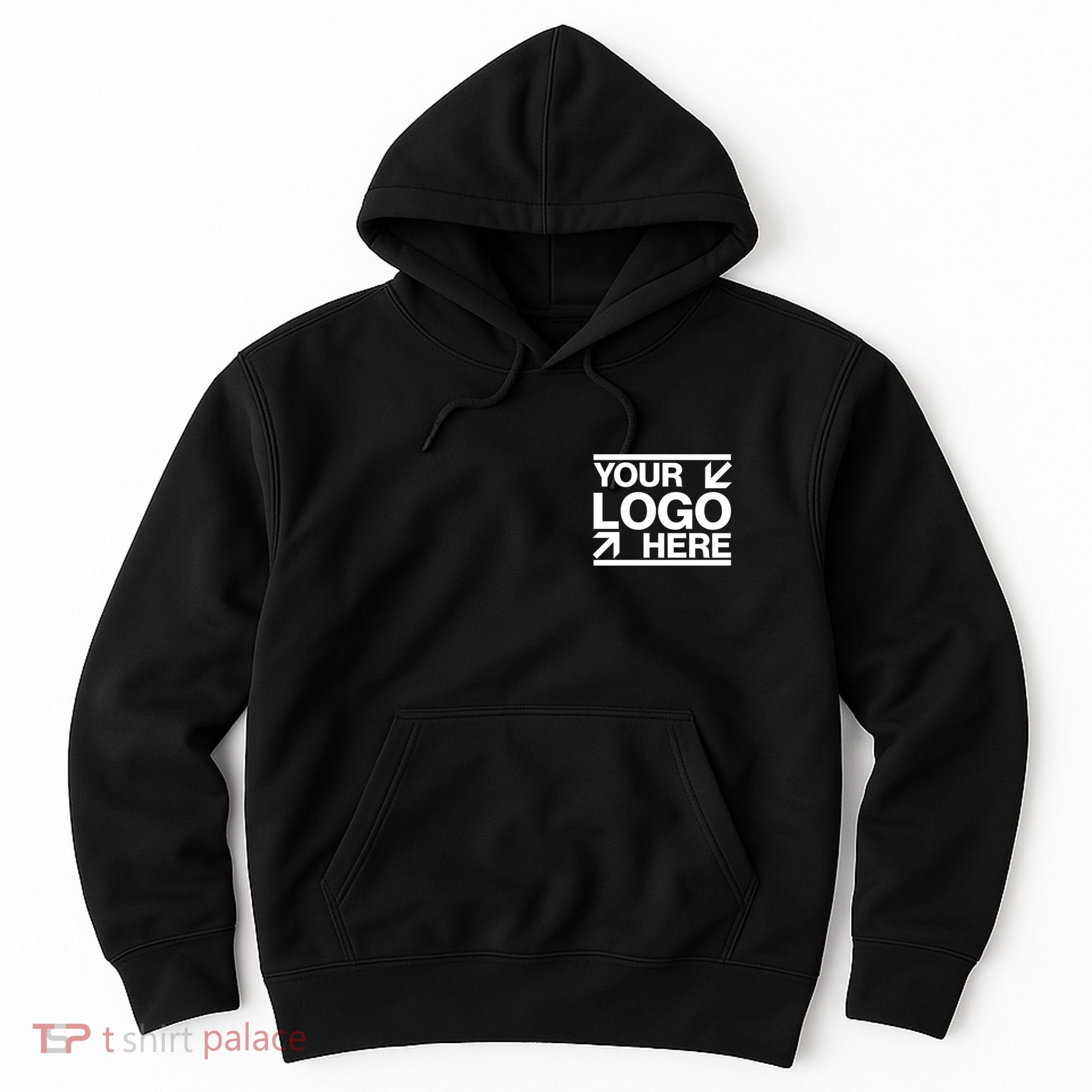 Custom Company Brand Pocket Customize Logo Hoodie